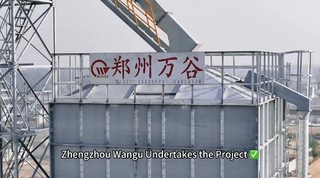 Novo benchmark de armazenamento de grãos! Zhengzhou Wangu: Torre de secagem de grãos 800T + dois silos de aço！
