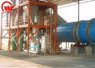 Heavy Duty Rotary Steam Tube Bundle Dryer , Large Manure Drying System