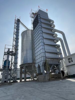 Maximizar o seu potencial de negócio Máquina de secagem de milho com soluções de secagem sustentáveis Alta capacidade de manuseio e proteção contra superaquecimento
