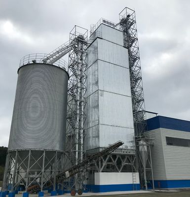 Máquina de secagem de arroz de tela sensível ao toque Capacidade de manuseio 100-800 t/d Consumo de calor 5000-7000 kJ/kg Automatização inteligente