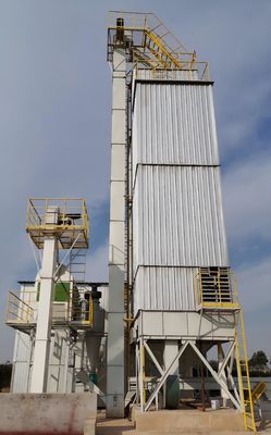Durabilidade Segurança Torre Seca de grãos com componentes de aço inoxidável resistentes à corrosão e taxa de secagem de 5% a 18%