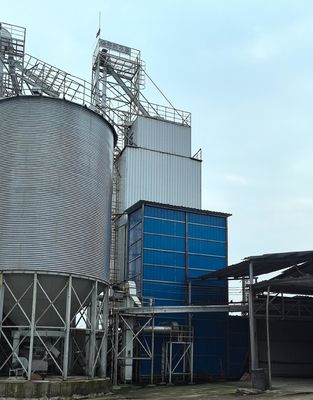 Máquina de secagem de grãos Meio de aquecimento de ar quente limpo para secagem Uniformidade do arroz etc.