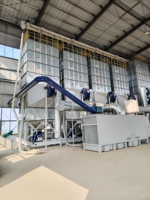 Máquina de secagem de grãos médios de aquecimento de ar quente limpo 2% Desigualdade de secagem Tecnologia avançada para eficiência energética