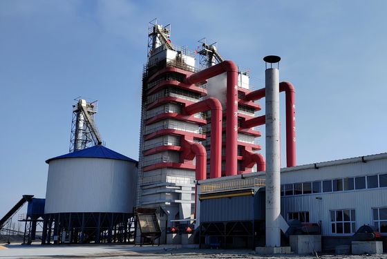 Máquina de secagem de milho a ar quente limpo com capacidade de 30 a 1500 toneladas por dia e uma desigualdade de secagem ≤ 2%