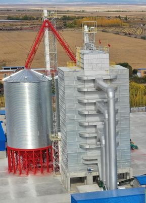 Tecnologia patenteada Máquina de secagem de milho de poupança de energia com ≤ 2% de desequilíbrio de secagem e aquecimento a gás natural ecológico