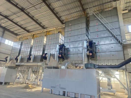 Secador de Grãos em Pequena Escala de Trigo 13,05-44,25 KW de Potência Para Trigo