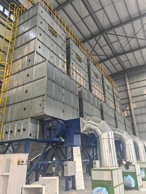 Secador de grãos tipo lote de potência 13,05-44,25 KW para arroz, durável e de longa duração
